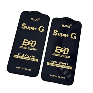 Prix d'usine Super <span class=keywords><strong>G</strong></span> ESD Protection d'écran en verre trempé antistatique pour téléphone portable pour iphone 16 Pro 15 14 Pro Max 13 12 11 X Xr - Product Image 1
