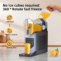 Nouvelle machine à slush pour la maison avec fonction d'auto-nettoyage, machine professionnelle à boissons glacées, machine à glace pilée