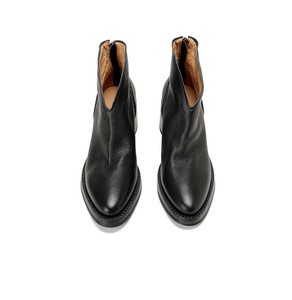 Bottines à talons épais, élégantes et polyvalentes, bottes fines mi-mollet pour l'automne et l'hiver - Product Image 5