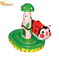 Mesin Permainan Hiburan Lucu untuk Pusat Perbelanjaan Mini Carousel Park Wahana Anak-Anak Permainan Koin Mesin Ayunan