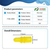 Bouchons d'étanchéité 7165-2093 pour connecteurs automobiles TE, joint en caoutchouc silicone, étanchéité IP67