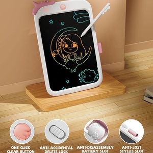 <span class=keywords><strong>Pizarra</strong></span> mágica para niños de 10 pulgadas, almohadilla de grafiti de Color borrable, tablero de escritura educativo, tableta LCD electrónica de escritura a mano - Product Image 6