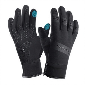 Guantes Deportivos de Invierno para Motociclismo y Esquí para Hombre, Aislantes, con Cierre de Cremallera, Impermeables, con Pantalla Táctil, Térmicos, para Entrenamiento Deportivo al Aire Libre - Product Image 3