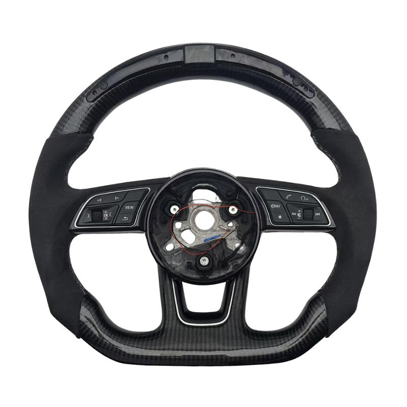 คาร์บอนไฟเบอร์ + Alcantara + LED + เย็บสีขาว