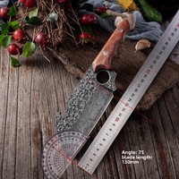 Couteau miniature en acier inoxydable pour la découpe de poisson et de viande, épaissi, pour la cuisine, portable, personnel, pour la viande sauvage et l'extérieur