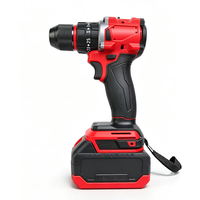 Perceuse sans fil 20V au lithium pour usage domestique, spéciale vis de décoration, perceuse pistolet sans balais avec kit combiné rechargeable, outil électrique