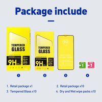 Protections d'écran pour téléphone portable SY 9D, verre trempé 9H, anti-espion, anti-graisse, couverture complète, épaisseur 0,3 mm, 99 % transparent