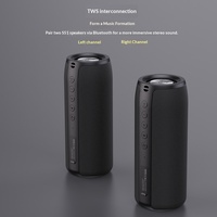 Enthusiast S51 pour Enceinte sans fil 5.0 10W étanche en ABS avec subwoofer TWS, en tissu, compacte, portable, pour extérieur, avec lecteur de carte, 1000-2000mAh
