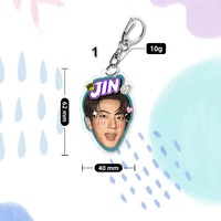 Porte-clés en acrylique personnalisé avec gravure imprimée, forme sur mesure, KPOP Idol Bangtan Boys 2026 World Tour ARIRANG