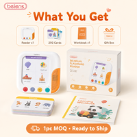 Expédition immédiate - Cartes flash parlantes Beiens ZN30 pour tout-petits - 200 cartes - 360 pages - Jouet d'apprentissage bilingue - Éducation précoce - PP/non-tissé
