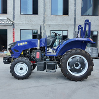 Livraison Gratuite Tracteurs Agricoles 70HP 80HP à Charrue, Moteur Diesel Puissant, Boîte de Vitesses Hydraulique