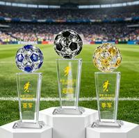 Trophée de basketball en cristal personnalisé et créatif pour la médaille MVP du championnat, récompense de compétition sportive, souvenir gravé écologique