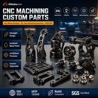 Supports en alliage usinés CNC de précision 5 axes sur mesure pour châssis de drone UAV et assemblages de supports de caméra