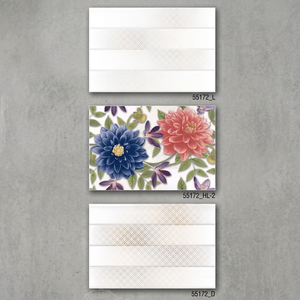 กระเบื้องเซรามิกตกแต่งพื้นและผนัง สีดำ เคลือบเงา ขนาด 300x450 มม. 30x45 ซม. สำหรับห้องโถงและห้องน้ำ - Product Image 6