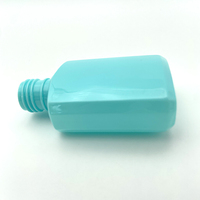 Offre Spéciale 20ml bouteille compressible en plastique transparente vide PET plat carré personnalisé pour liquide