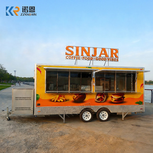 Remorque à café mobile double essieu standard australienne à vendre, remorque de restauration commerciale, camion-restaurant pour burgers - Product Image 1
