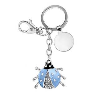 Llavero Ladybird Azul Claro, Gemelos y Pasadores de Corbata Modernos, Sin Caja - Product Image 1