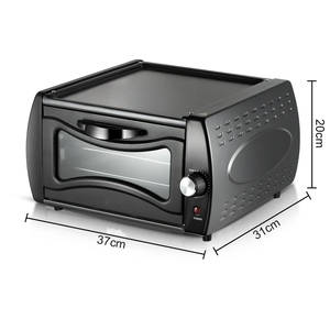 2 trong 1 Lò nướng điện 15L đ<span class=keywords><strong>a</strong></span> chức năng thời gian nhà Lò nướng bánh mỳ cho bakes nướng bánh pizza ăn sáng - Product Image 6