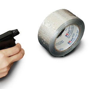 Алюминиевая клейкая лента для герметизации и изоляции воздуховодов систем ОВКВ, алюминиевая фольгированная лента для воздуховодов - Product Image 2