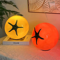 Nouvelle Arrivée Lampe Tomate Décorative de Table à 3 Niveaux de Luminosité avec Prise AC, Veilleuse pour Chambre, Cadeau Unique et Adorable