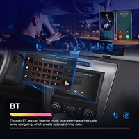 Podofo Android autoradio 2 Din 7 ''Autoradio GPS WIFI Radio FM pour Chevrolet/Avalanche/Equinox/Impala/Buick/GMC/HUMMER