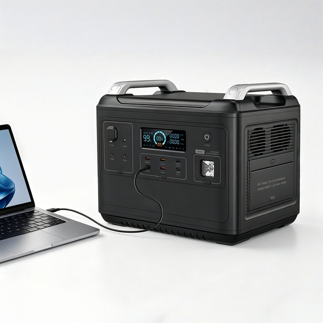 Portable Power Station with Solar Panels 2000W LiFePO4 Lithium Battery Power Bank for Home Backup Outdoors Camping RV