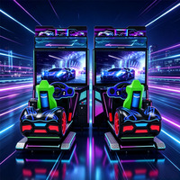 Jeu de course de simulation haute définition à écran large pour un joueur, avec fonction de drift, à monnayeur, pour borne d'arcade