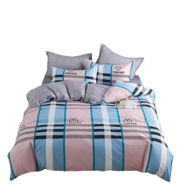 100% Polyester Bed Sheet Set For Home Sheets Floral Bedsheet Printed Bedding Sets