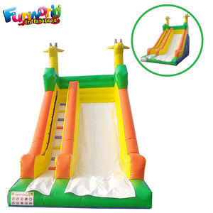 Tobogan-castillo hinchable para fiestas al aire libre, hinchable, para saltar, de doble cara, en seco - Product Image 4