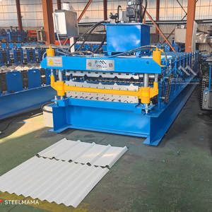 Haute qualité 5V/trapézoïdal IBR/tôle ondulée Double pont rouleau formant la Machine Double couche toit faisant la Machine - Product Image 4