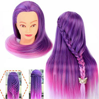 Poupée factice tête de Mannequin d'entraînement de cheveux humains tête de Mannequin d'entraînement de cheveux humains vente en gros