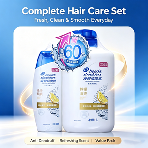 Shampooing Anti-Pelliculaire Lissant et Hydratant, Fixateur d'Hydratation pour Cheveux 1L+200ml – Pack Économique - Product Image 3