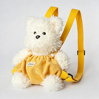 Sac à dos en peluche Bobova pour chien, brodé, en tissu polyester super doux, rembourrage en coton PP, confortable, 23 cm, unisexe, pour anniversaire, anti-stress