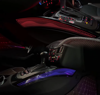 Lumière ambiante ciel étoilé 12V 64 couleurs Audi A4 B8 2007-2015 Lampes d'ambiance Arc-en-ciel Symphonie dynamique Éclairage intérieur automobile