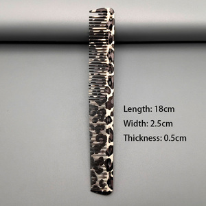 หวีตัดผมมืออาชีพ 332, หวีร้านตัดผมสองด้านสำหรับผู้ชายและผู้หญิง, เครื่องมือทำผมที่แม่นยำสำหรับผมสั้น - Product Image 4