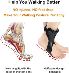 Cómodo inflable Airbag Hemiplejia Stroke Shoes Drop <span class=keywords><strong>Foot</strong></span> Brace Ortesis AFO AFOs Tobillera Soporte Protector para caminar - Product Image 6