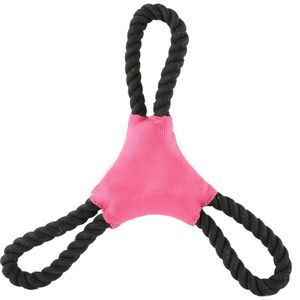 Juguete Volador Resistente para Perros, de Cuerda de Algodón, con Diseño de Rompecabezas, para Entrenamiento Canino, Disco Triangular Oxford, con Sonido, Bonito - Product Image 3