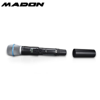 Microphone professionnel sans fil UHF Transmetteur ULXD4D à deux canaux avec microphone portable BETA 87A Microphone à condensateur