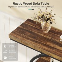 Nouvelle table console étroite à 4 niveaux et moderne de luxe en métal et bois avec rangement ouvert pour canapé de salon d'entrée