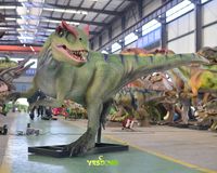 Modèle de dinosaure animatronique grandeur nature, télécommandé, en silicone et caoutchouc, réaliste, Allosaurus, à vendre, pour intérieur, extérieur, centre commercial, public