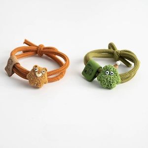 Coleteros de Pelo con Diseño de Monstruo de Dibujos Animados, Elásticos y Duraderos, Ajustables, Accesorios para el Cabello de Uso Diario para Mujeres - Product Image 2