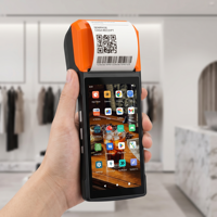 Máquina de Pago Móvil con Certificado GMS, Sistema POS Android Portátil 4G NFC, POS Portátil Económico para Lotería y Boletos sin Conexión