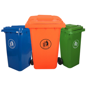 240l/litre hdpe plastic wheelie recycl bin dustbin rubbish dust bin waste bin