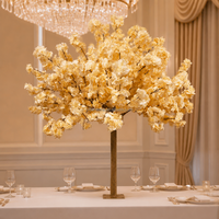 BL-AT34 1,20m 1,50m Weißer Künstlicher Kirschblüten-Tischbaum als Blumen-Centerpiece für Hochzeitsfeiern und Bankett-Tischdekoration