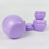 Pot en plastique pour crème visage OEM 5g 15g 30g 50g Noir Bleu Rose Blanc Contenant pour gommage au sucre Contenants pour gommage pour le corps, le visage et les lèvres