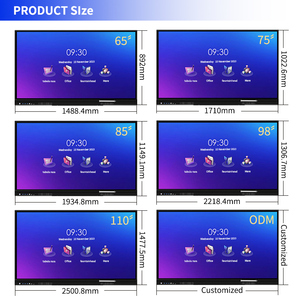 Dcsj 55 65 75 85 100 inch cảm ứng hiển thị Màn hình LCD thông minh Bảng tương tác cho cuộc họp giáo dục trường học - Product Image 3