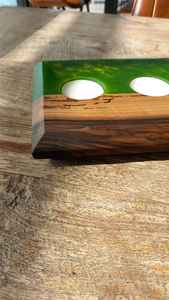 เชิงเทียนทำมือจากเรซิ่นและไม้ คุณภาพพรีเมียม ทนทาน ไม้ผสมเรซิ่น ดีไซน์ศิลปะ สวยงามสมบูรณ์แบบ - Product Image 2