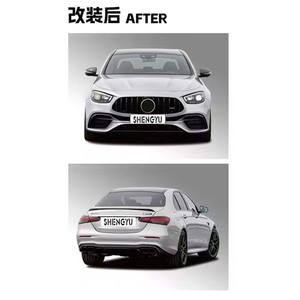 Kit de carrocería para Benz <span class=keywords><strong>E</strong></span> W212 09-15 cambio a estilo W213 <span class=keywords><strong>AMG</strong></span> sin corte incluye parachoques delantero y trasero con rejilla y capó de lámparas automáticas - Product Image 6