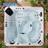 Spa de nage extérieur pour hôtels et villas, bain à remous massant, spa extérieur, bain à remous Balboa JOYEE en acrylique