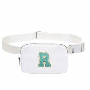 Bolso de Pecho Impermeable para Mujer, Riñonera Deportiva con Letras Bordadas, para Correr, con Espacio para Teléfono - Product Image 6